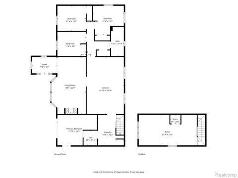 Tiny photo for 36850 Perry Street, Romulus City, MI 48174 (MLS # 20261021653)