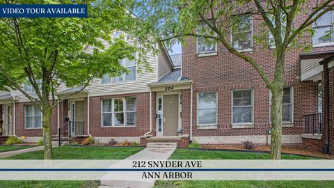 212 Snyder Avenue Ann Arbor City MI 48103