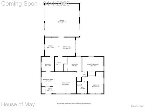 Tiny photo for 2648 Corey Street, Waterford Charter Township, MI 48328 (MLS # 20261020423)