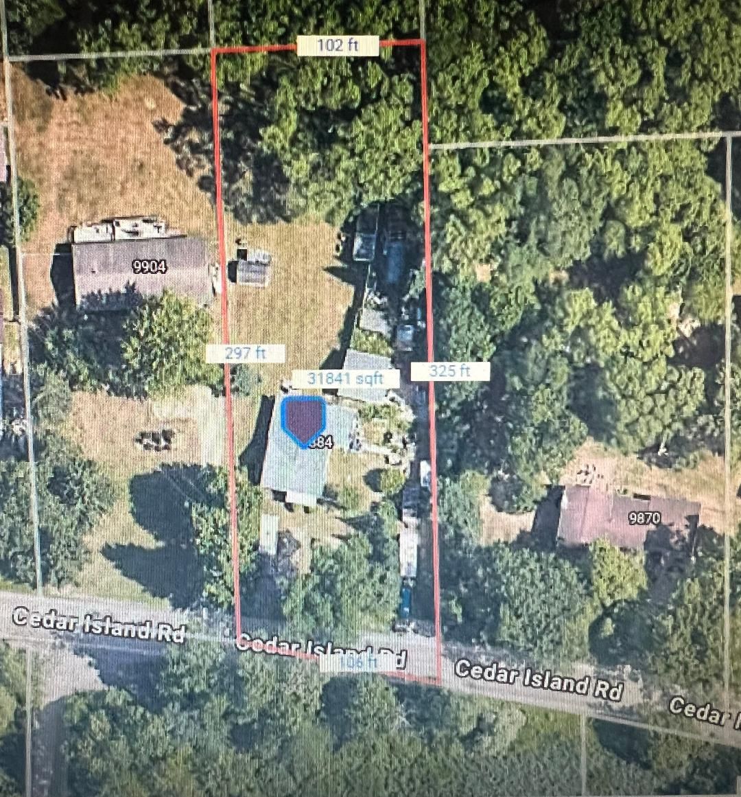 9884 CEDAR ISLAND Road