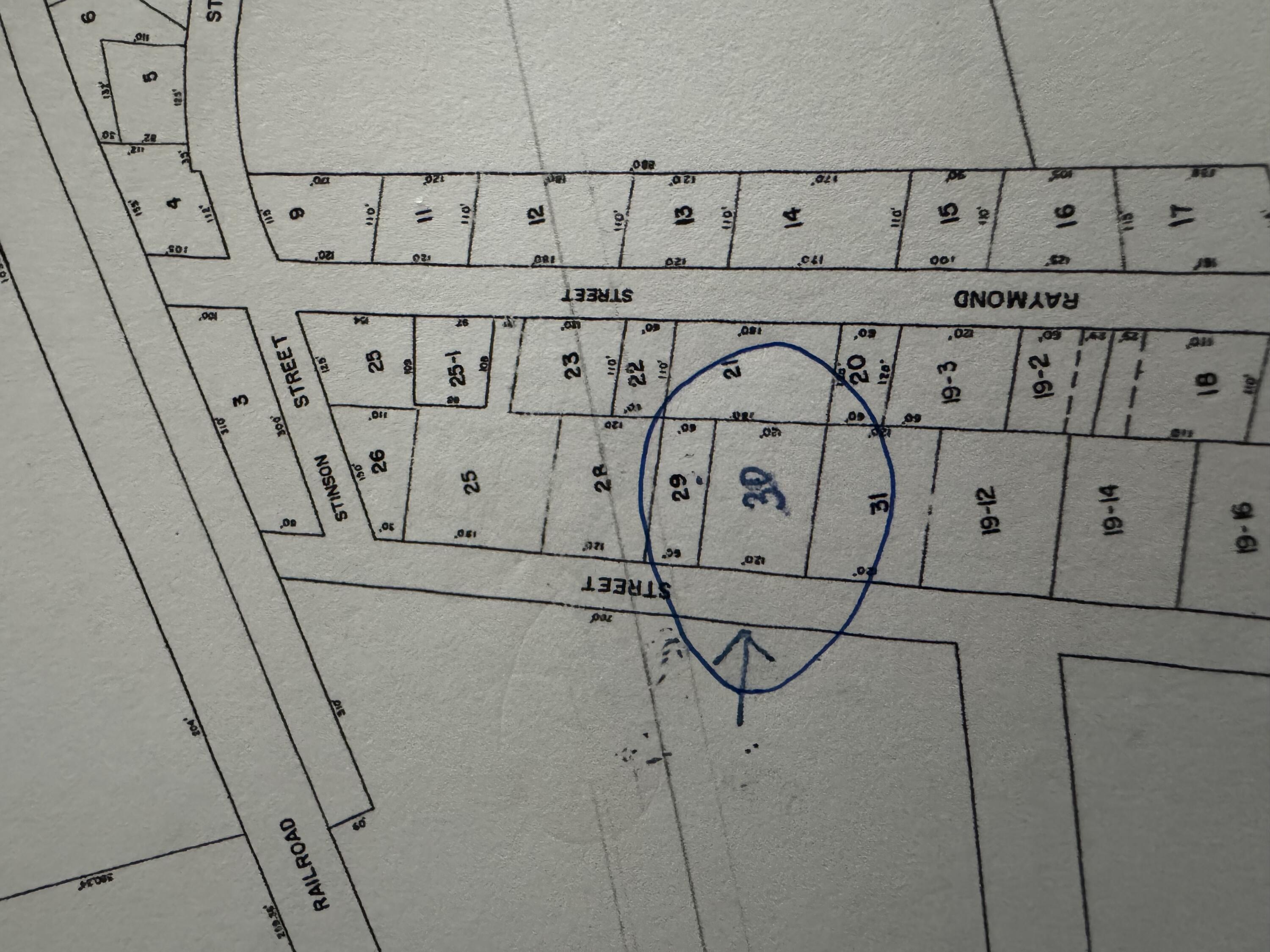 Map 24 Lot Stinson Street