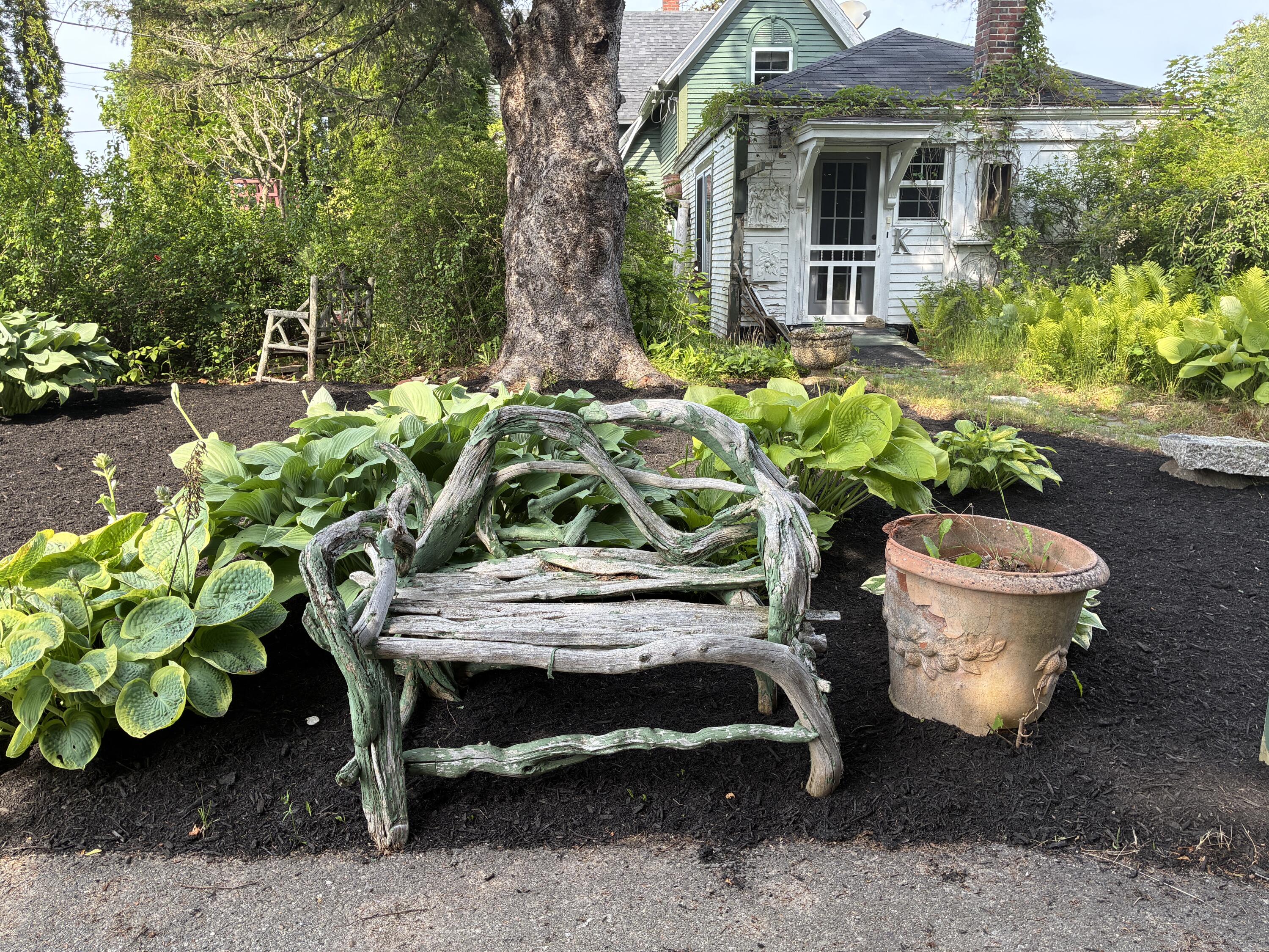 Front Garden Entrance, summer.