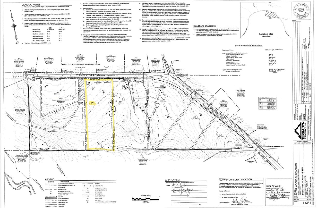 Lot #3 Map