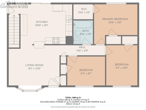 Tiny photo for 1413 Mears Drive, Colorado Springs, CO 80915 (MLS # 2805339)