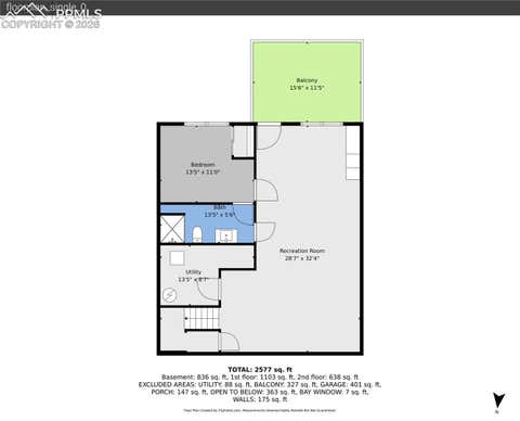 Tiny photo for 2866 Tenderfoot Hill Street, Colorado Springs, CO 80906 (MLS # 8869356)