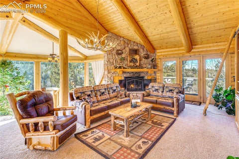 Tiny photo for 528 Mohawk Heights, Florissant, CO 80816 (MLS # 9606052)