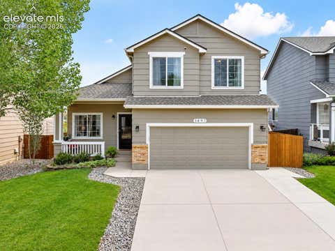 Photo of 3497 Heather Glen Drive, Colorado Springs, CO 80922 (MLS # 9432212)