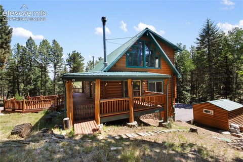 Tiny photo for 734 Kutsu Ridge Road, Florissant, CO 80816 (MLS # 6835463)