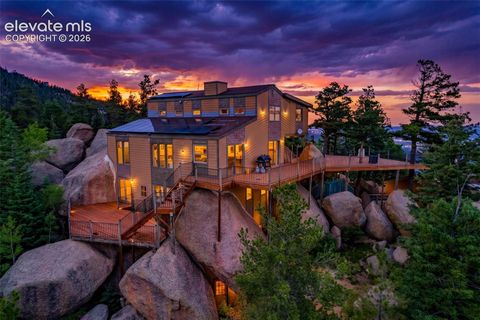 Photo of 6125 Hilton Road, Manitou Springs, CO 80829 (MLS # 4299993)