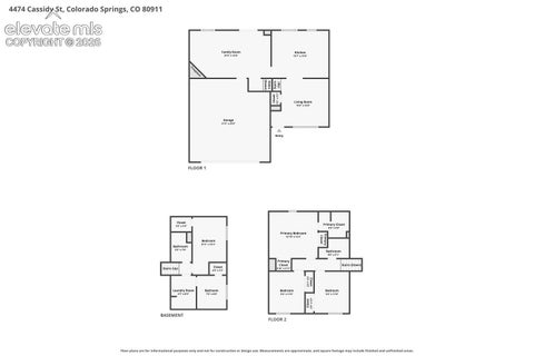 Tiny photo for 4474 Cassidy Street, Colorado Springs, CO 80911 (MLS # 6220663)