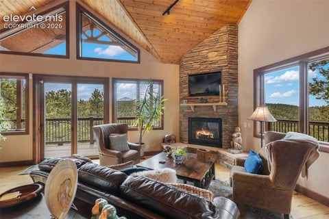 Tiny photo for 12810 Rampart Range Road, Woodland Park, CO 80863 (MLS # 9476212)