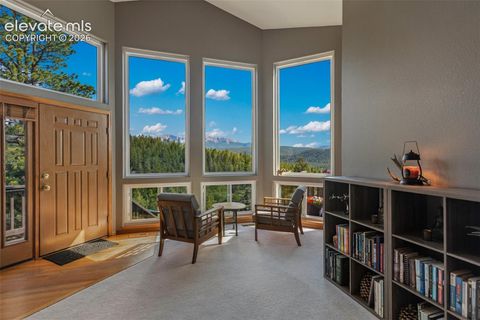 Photo of 1240 Ponderosa Way, Woodland Park, CO 80863 (MLS # 3971761)