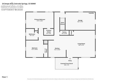 Tiny photo for 24 Swope Avenue, Colorado Springs, CO 80909 (MLS # 5529950)