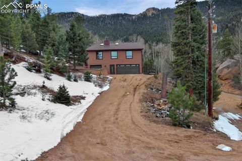 Photo of 5865 Waterfall Loop, Manitou Springs, CO 80829 (MLS # 5831991)
