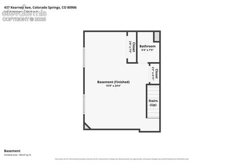 Tiny photo for 437 Kearney Avenue, Colorado Springs, CO 80906 (MLS # 6778980)
