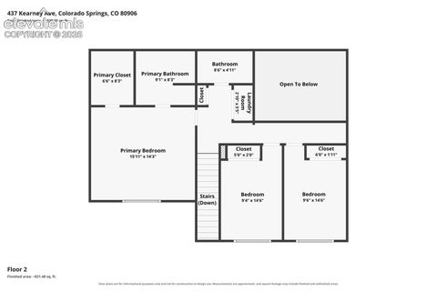 Tiny photo for 437 Kearney Avenue, Colorado Springs, CO 80906 (MLS # 6778980)