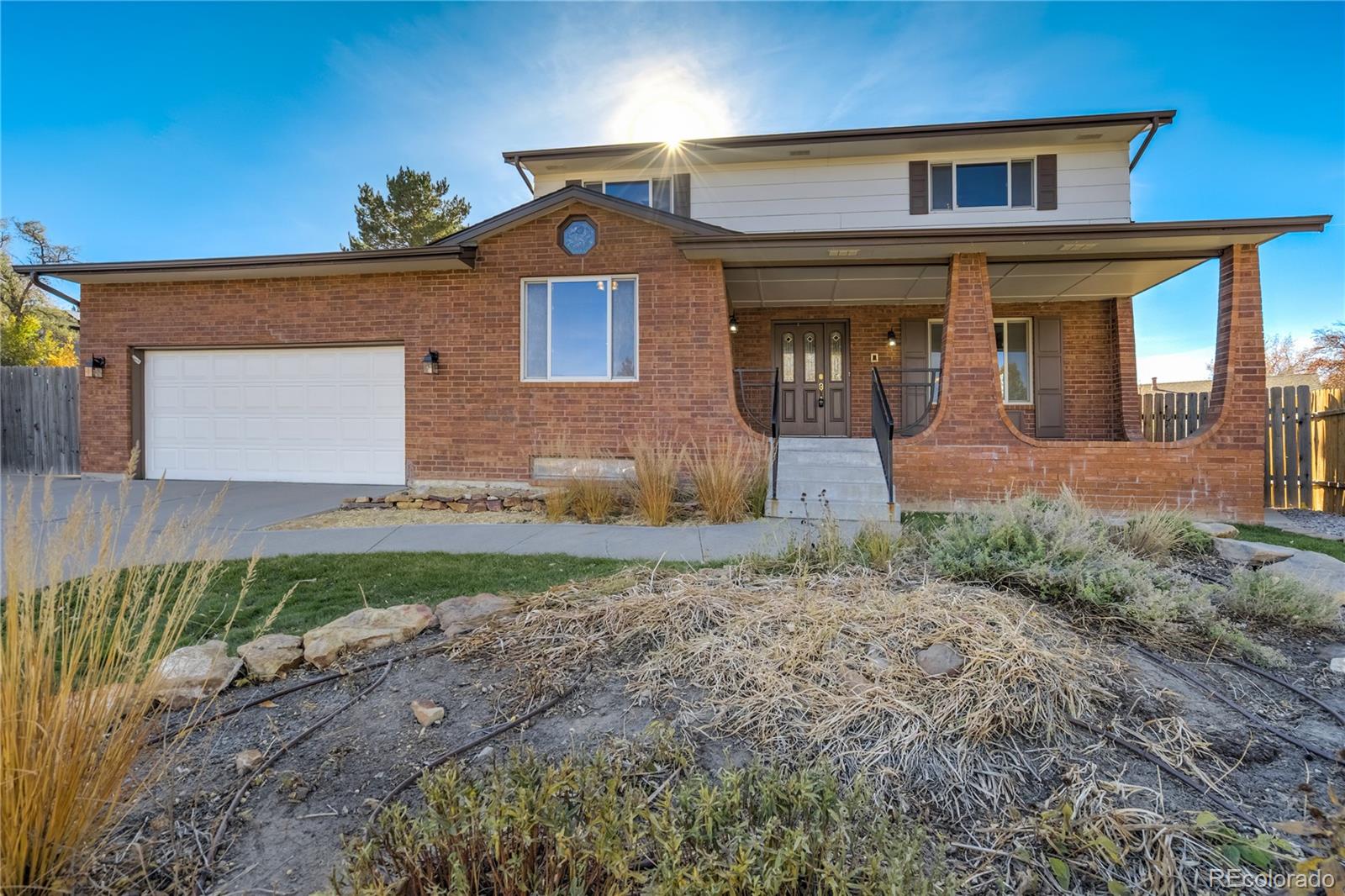 Front view of home