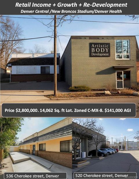 520 & 536 N Cherokee Street Denver CO 80204