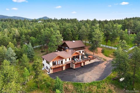 Photo of 12351 S Ridge Road, Conifer, CO 80433 (MLS # 1690137)