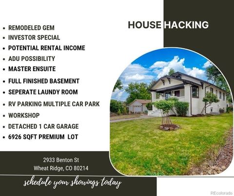2933 Benton Street Wheat Ridge CO 80214