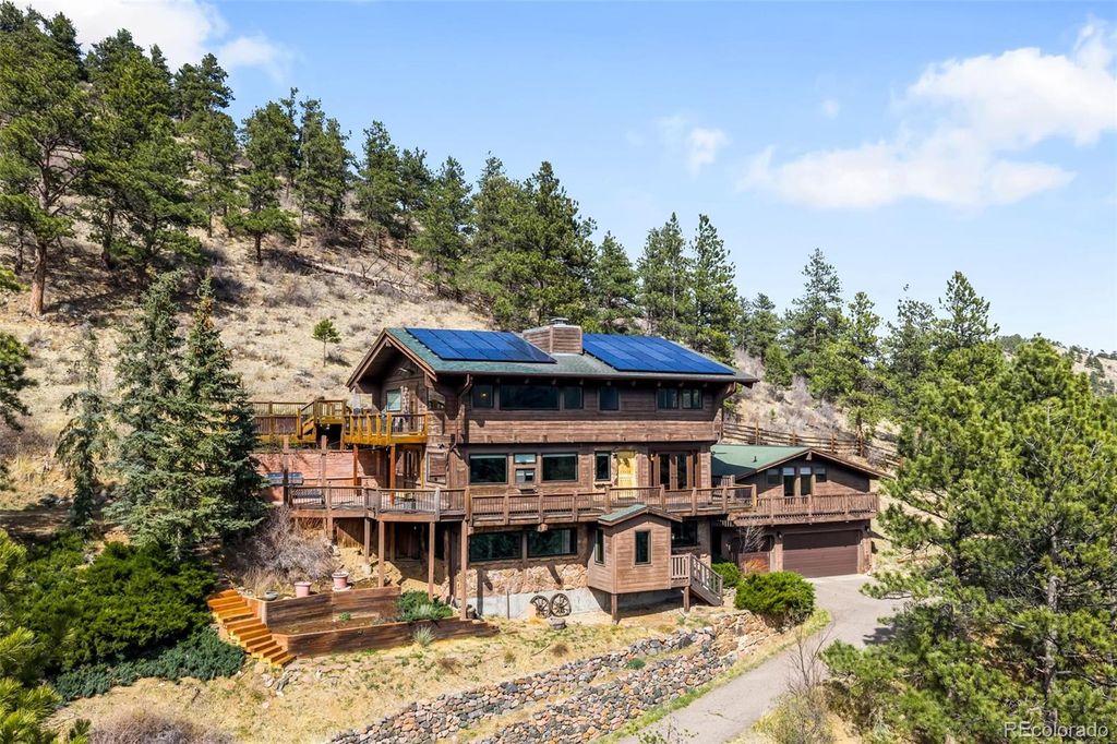 Photo of 3890 S Skyline Drive, Evergreen, CO 80439 (MLS # 8814466)