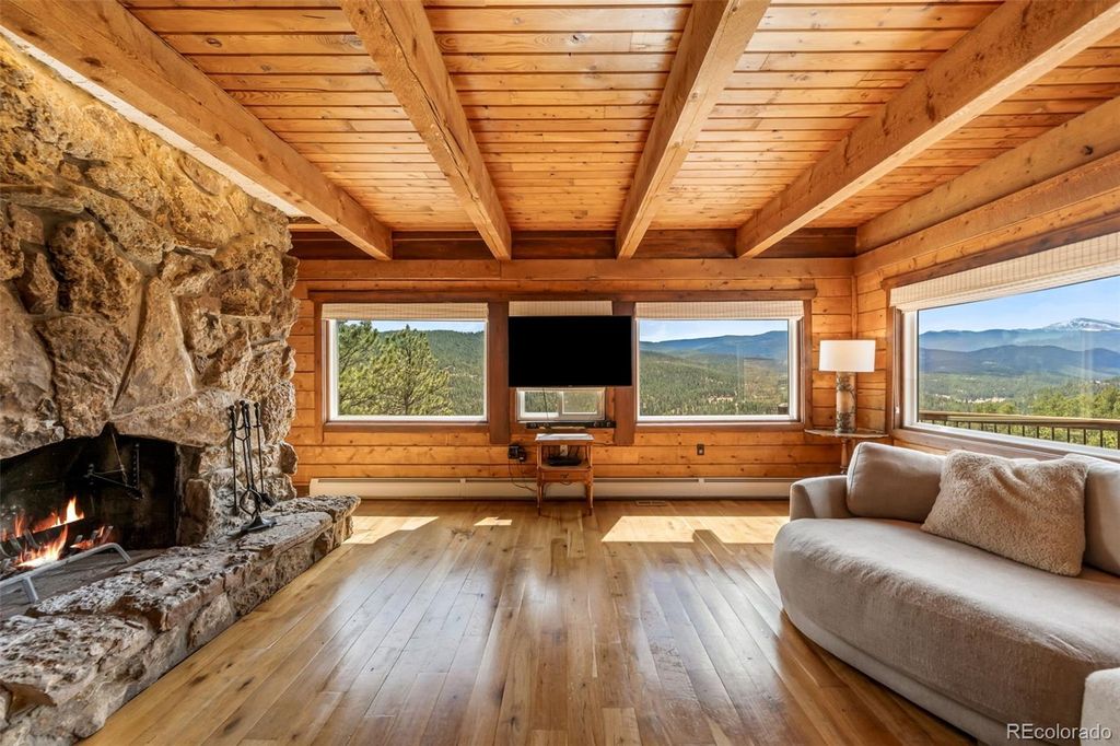 Photo of 3890 S Skyline Drive, Evergreen, CO 80439 (MLS # 8814466)