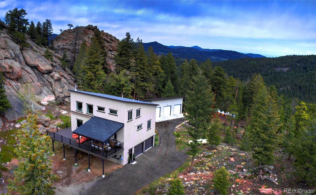Photo of 8621 Majestic View Drive, Conifer, CO 80433 (MLS # 9782087)