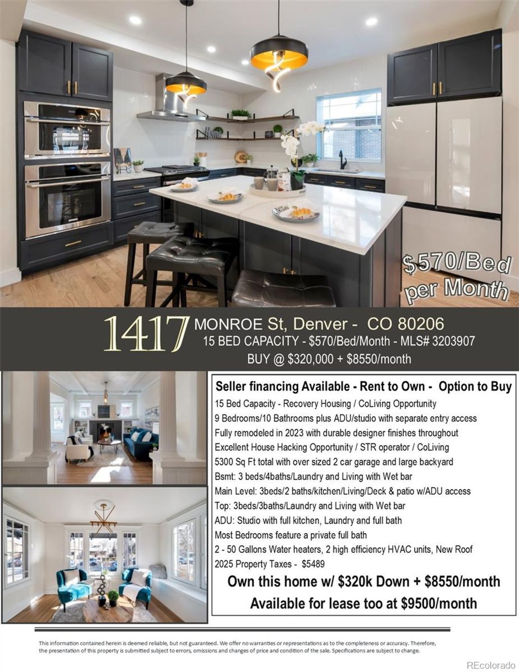 Photo of 1417 Monroe Street, Denver, CO 80206 (MLS # 3203907)