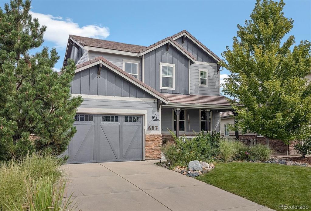 Photo of 683 Tiger Lily Way, Highlands Ranch, CO 80126 (MLS # 9242116)
