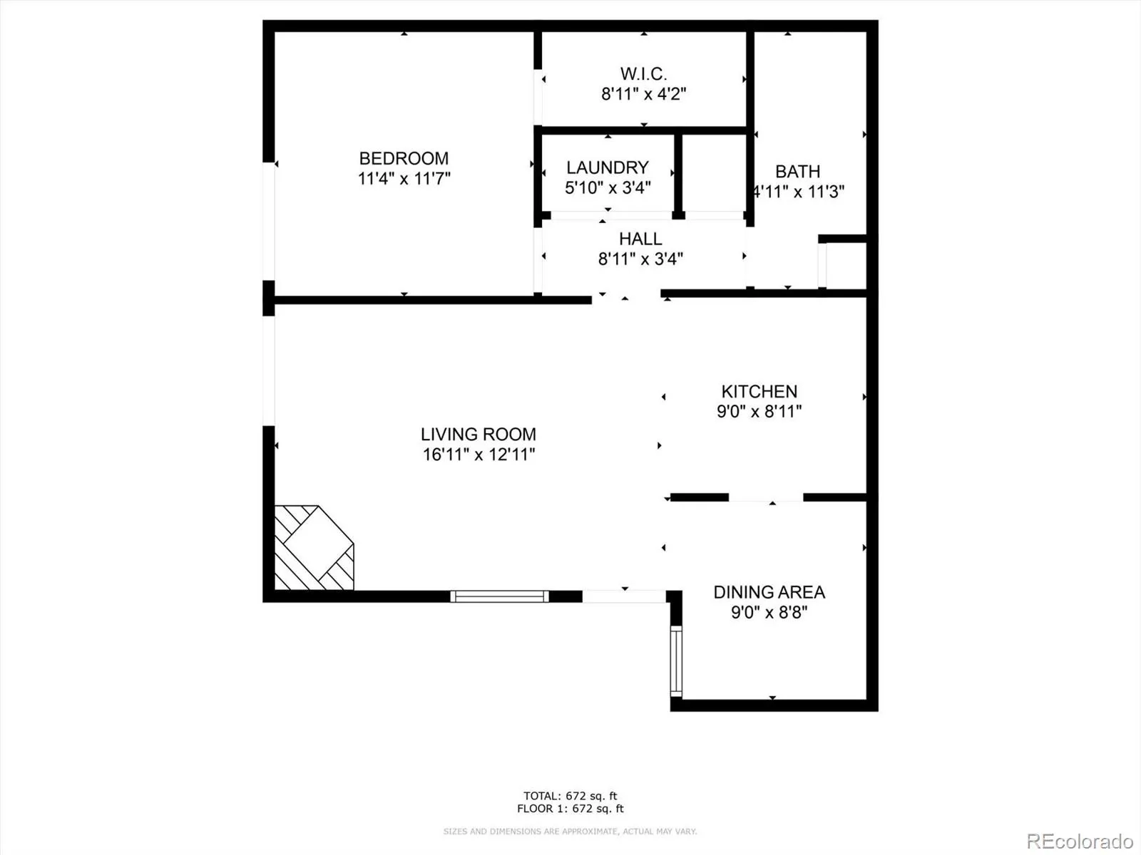Aurora, Colorado 80011, United States, 1 Bedroom Bedrooms, ,1 BathroomBathrooms,Residential,Pending,88051