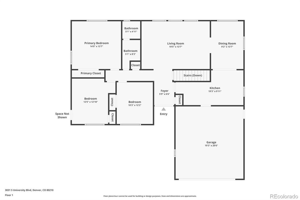Photo of 3031 S University Boulevard, Denver, CO 80210 (MLS # 6922061)