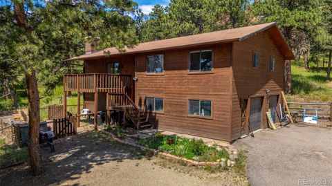 Photo of 9629 Fallen Rock Road, Conifer, CO 80433 (MLS # 5181187)