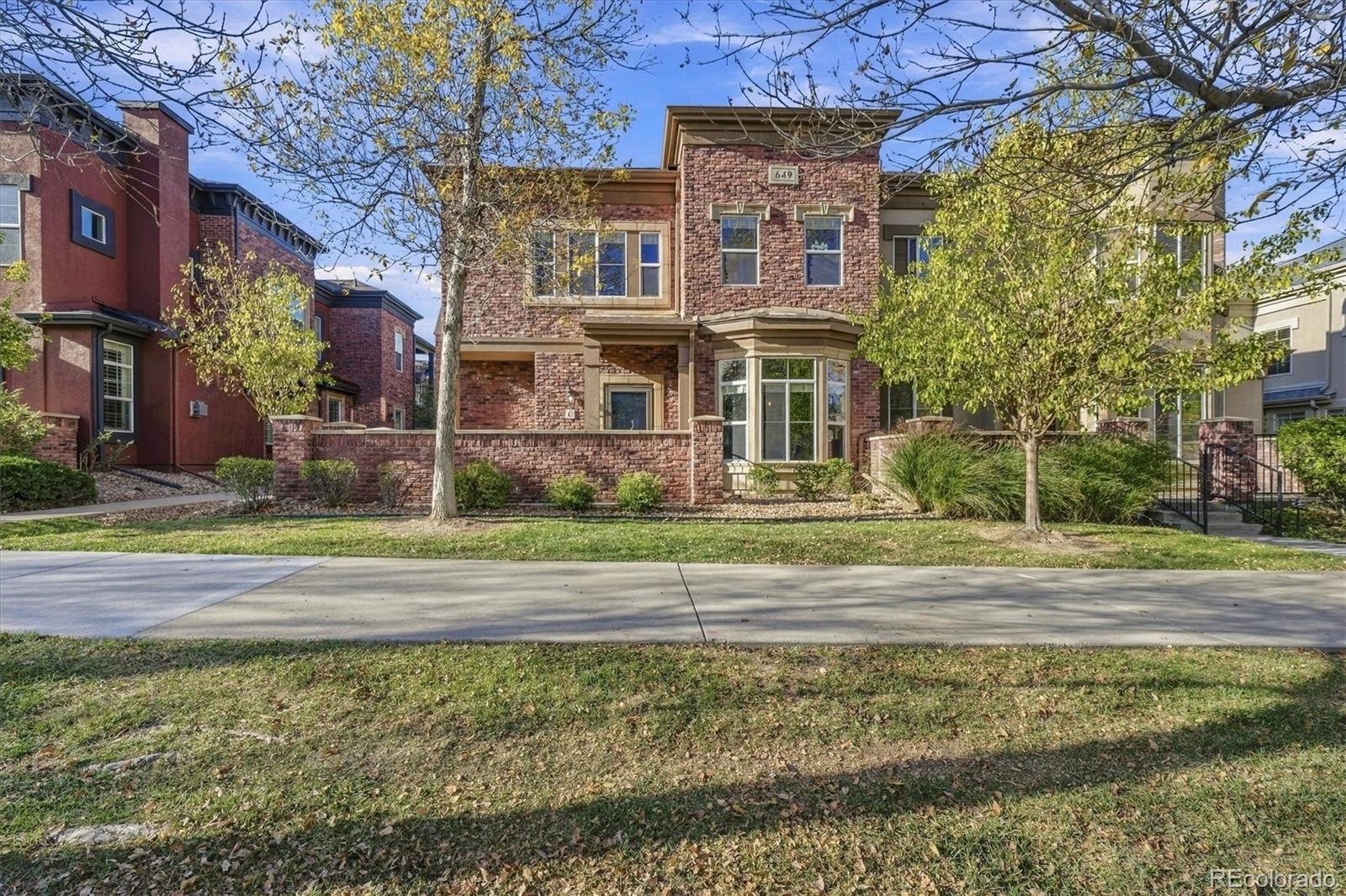 649 W Burgundy Street C in Brownstones at Town Center, Highlands Ranch CO