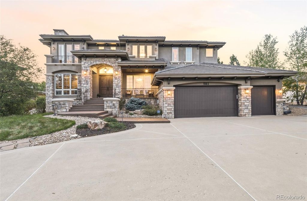 Photo of 981 Buffalo Ridge Road, Castle Pines, CO 80108 (MLS # 5121699)