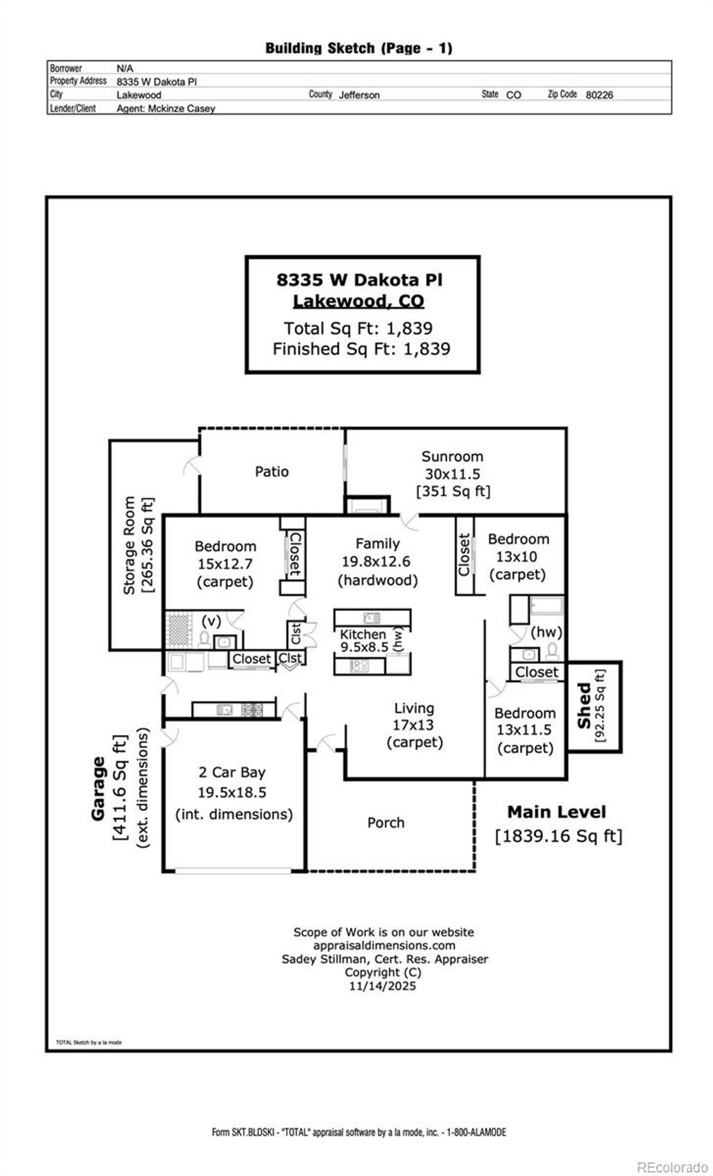 Photo of 8335 W Dakota Place, Lakewood, CO 80226 (MLS # 9703850)