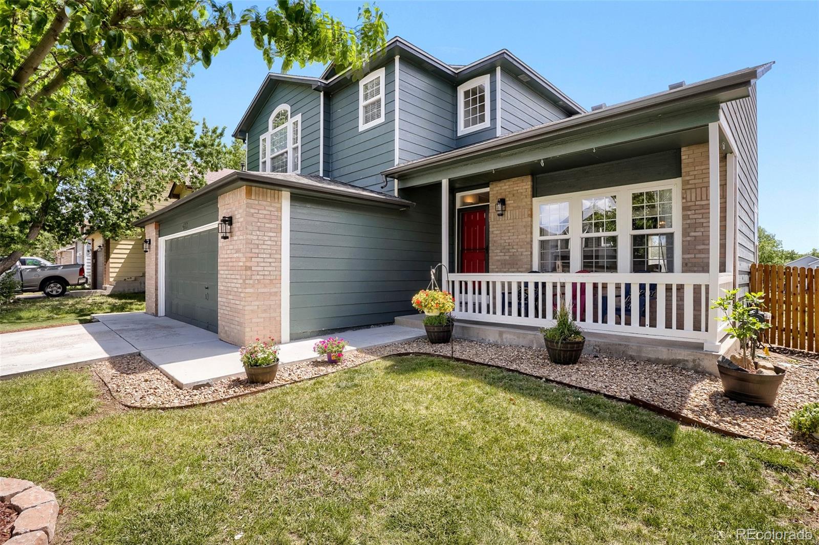 The comfortable front room and inviting dining area are showstoppers!