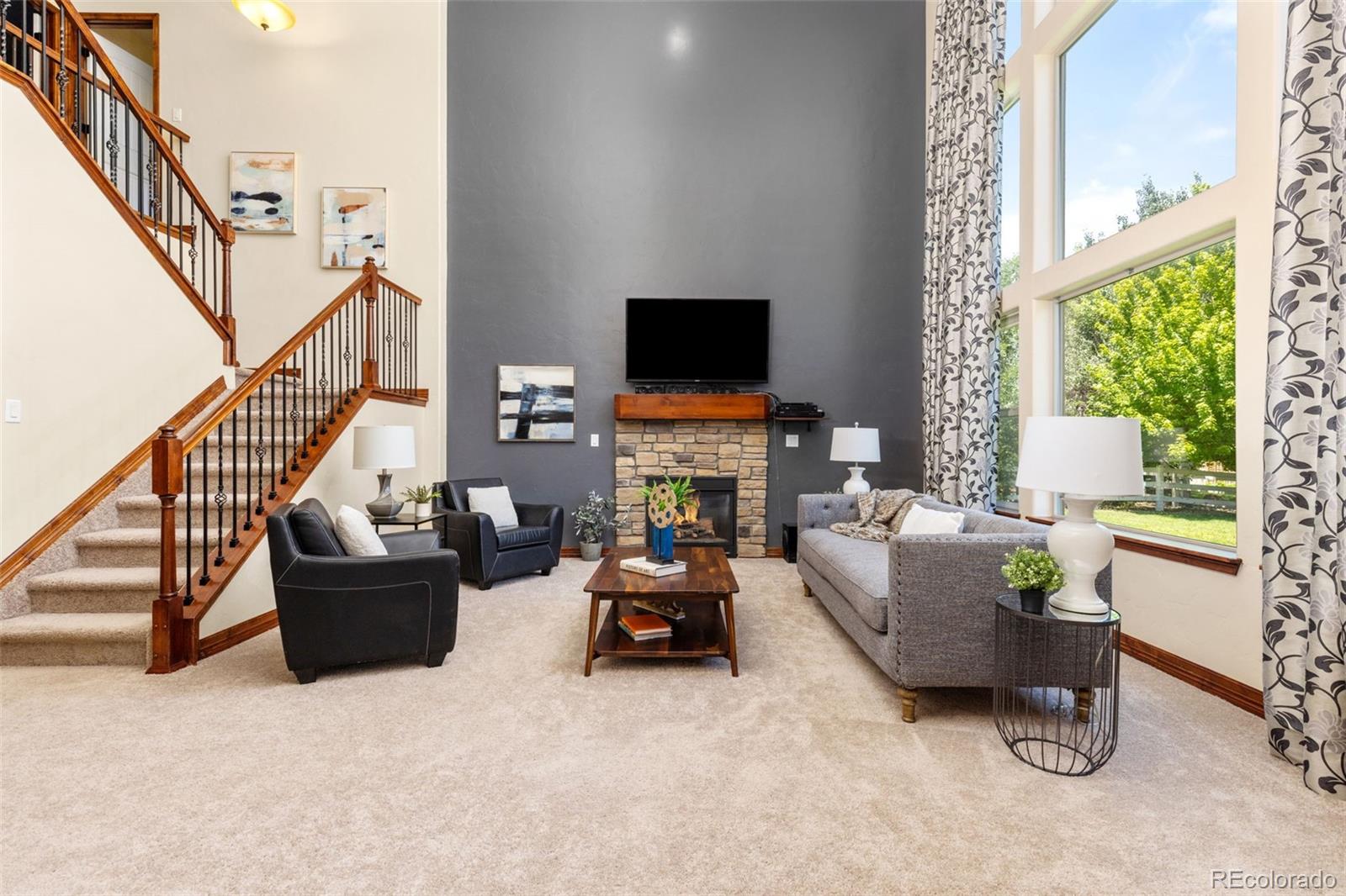 Imagine gatherings in this beautiful open layout. So many design opportunities - virtually staged
