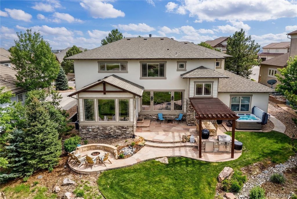 Photo of 1251 Buffalo Ridge Road, Castle Pines, CO 80108 (MLS # 5462323)