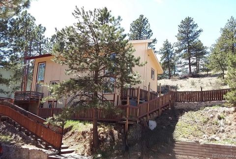 Photo of 3373 Russell Gulch Road, Evergreen, CO 80439 (MLS # 7186271)