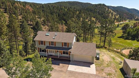 Photo of 11842 GERONIMO Trail, Conifer, CO 80433 (MLS # 5753547)