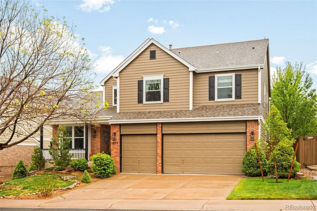 Photo of 869 Shadowstone Drive, Highlands Ranch, CO 80129 (MLS # 4208213)