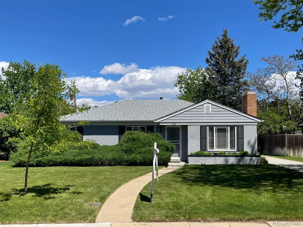 Photo of 1030 Krameria Street, Denver, CO 80220 (MLS # 9022410)