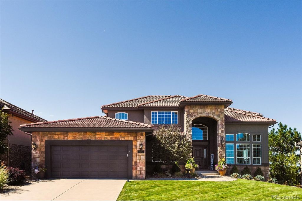 Photo of 12457 Topaz Vista Way, Castle Pines, CO 80108 (MLS # 5192690)
