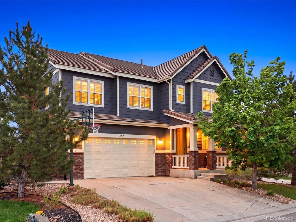 Photo of 690 Tiger Lily Way, Highlands Ranch, CO 80126 (MLS # 5226362)