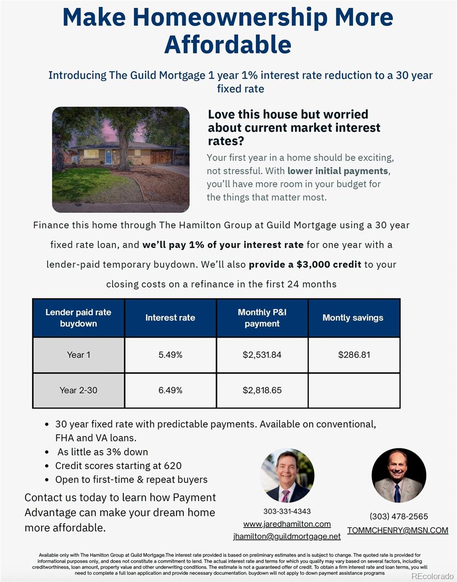 4720 Carr Street, Wheat Ridge, CO, 80033 1 4720 Carr Street