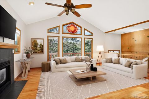 Photo of 9758 Fallen Rock Road, Conifer, CO 80433 (MLS # 8180002)