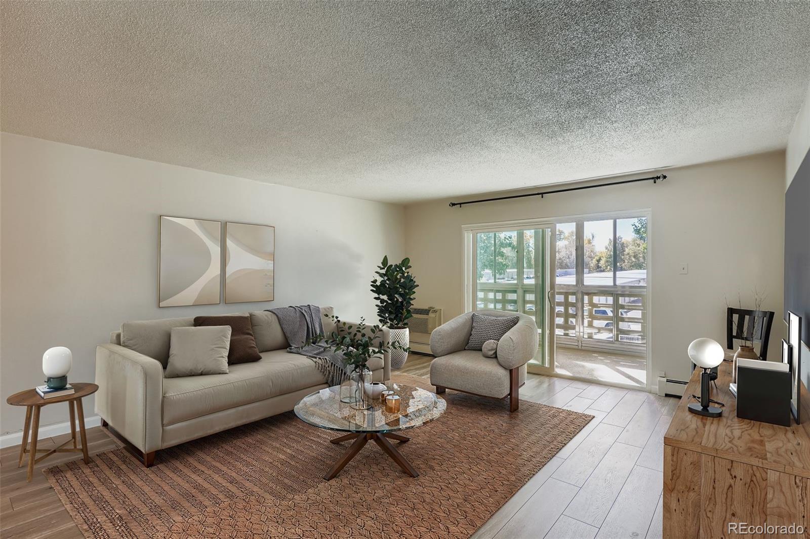 Virtually Staged Living Room