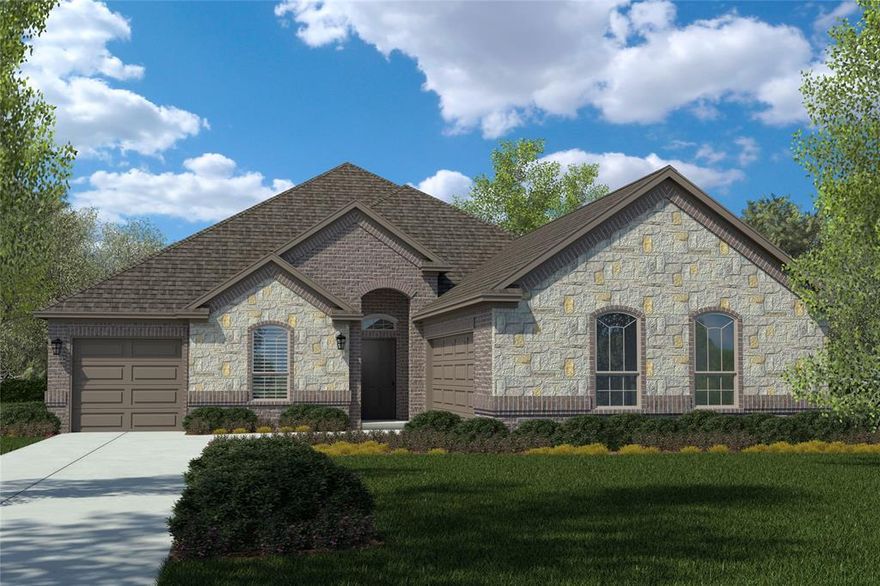 NEW PHASE NOW SELLING! Welcome to THE GROVE in MIDLOTHIAN!! A LUXURIOUS TREE LINED COMMUNITY in MIDLOTHIAN ISD! GORGEOUS NEW D.R. HORTON OPEN CONCEPT SINGLE STORY 4 BEDROOM HOME (all walk-in closets!) and 3RD CAR GARAGE! Spacious Granbury J floorplan-Elevation B with an estimated Late Fall completion. Large Chef's Kitchen with seating Island, Granite Countertops, tiled backsplash, built-in Stainless Steel Appliances, electric Cooktop, electric Oven and walk-in Pantry. Luxurious main Bedroom with garden tub, over sized shower, two sink Quartz Vanity and W-I Closet with built-ins. Quartz topped Vanity also in 2nd full bath. Mud Bench, large Laundry, Designer Pkg including tiled Entry, Living and Wet areas plus Home is Connected Smart Home Technology. Front Exterior Coach Lights, Covd Back Patio, 6 ft fenced backyard, landscape pkg with full sod, irrigation system and pest defense system. Near Shopping, Dining, Sports Complex, Joe Pool Lake & walking distance to Midlothian High School!