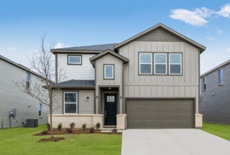 What's Special:  Backs to Open Space - Flat Lot - No Rear Neighbors - Game Room. New Construction - Ready Now! Built by Taylor Morrison, America's Most Trusted Home Builder.  Welcome to The Verbena at 1436 Mustang Canyon Drive in Madero. This is a spacious two-story home designed for comfort and style. Step into a welcoming foyer that opens to an airy gathering room, perfect for relaxing or entertaining. The kitchen features a large island and corner pantry, making hosting effortless. The first floor also includes the primary suite and a secondary bedroom for added convenience. Upstairs, a game room and three additional bedrooms provide plenty of space for family and guests. There’s so much to love about Madero in Fort Worth, TX—now selling! Nestled on generous 50-foot homesites along winding streetscapes, this community offers room to breathe and grow. Enjoy an open, uncrowded feel with expansive green spaces and thoughtfully placed homes. Exciting amenities are on the way, including open-air gathering spaces, sports courts, a resort-style pool, and lush walking trails. Plus, neighborhood retail is coming soon! With no MUD or PID taxes, you’ll have even more freedom to explore Fort Worth’s vibrant museums, theaters, music venues, and more—all just a short drive away. Additional Highlights Include:  Covered outdoor living.  Photos are for Representative Purposes Only. MLS#21239842