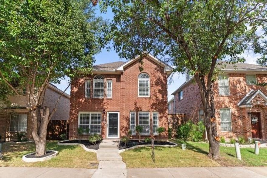 Exceptional Opportunity in Valley Ranch – Updated Home with Coppell ISD. Price Reduced for quick sale,  Don't miss your chance to own this beautifully updated 3-bedroom, 2.5-bath home in the highly sought after Coppell ISD. With over $40K in recent upgrades, this home is move-in ready and offers both style and convenience. Step inside to find fresh interior paint, natural hardwood flooring downstairs, and newly installed LVP
flooring on the stairs and throughout the upper level. Elegant plantation shutters add timeless charm to every room, while the kitchen features newer appliances, freshly painted cabinets with modern hardware, and upgraded light and fan fixtures throughout the home. All bathroom faucets have been updated, and both the side yard and backyard have been fully paved with stone for low maintenance and improved drainage. The front yard has fresh sod and updated landscaping, adding great curb appeal. Enjoy abundant natural light, spacious upstairs bedrooms, and ample storage
throughout the home. Located in a prime Valley Ranch location—close to shopping, dining, and highways—this home is attractively priced for a quick sale. Schedule your showing today! Fridge ,Washer dryer included. This is a MUST SEE home for a great price. Detached garage with epoxy flooring. Minutes from shopping, highways, retails and restaurants. Close to the airport.